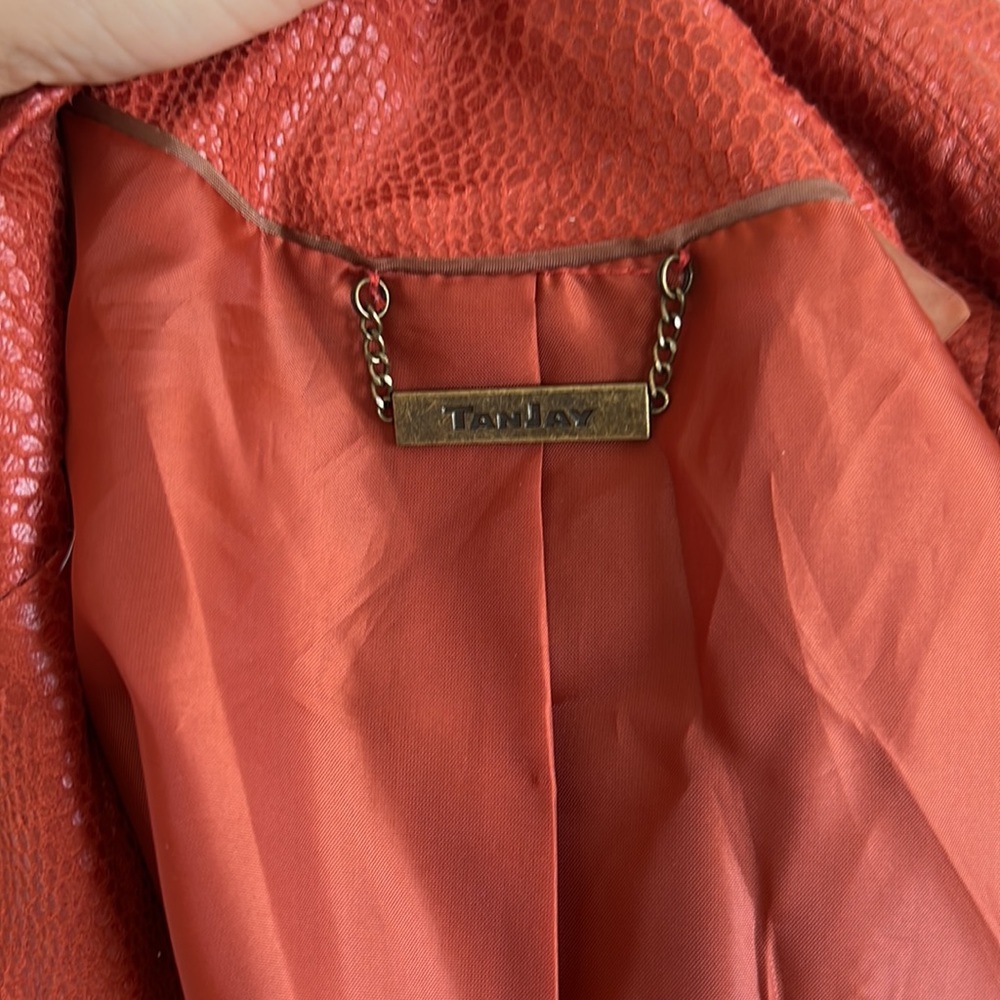 TanJay Women's Orange Jacket - Picture 5 of 7